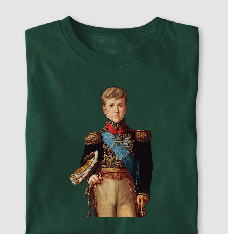 Camiseta Dom Pedro II — O Imperador Menino (1838)