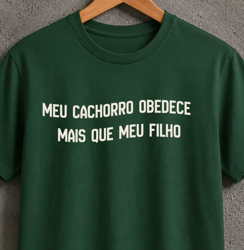 Meu cachorro obedece mais que meu filho