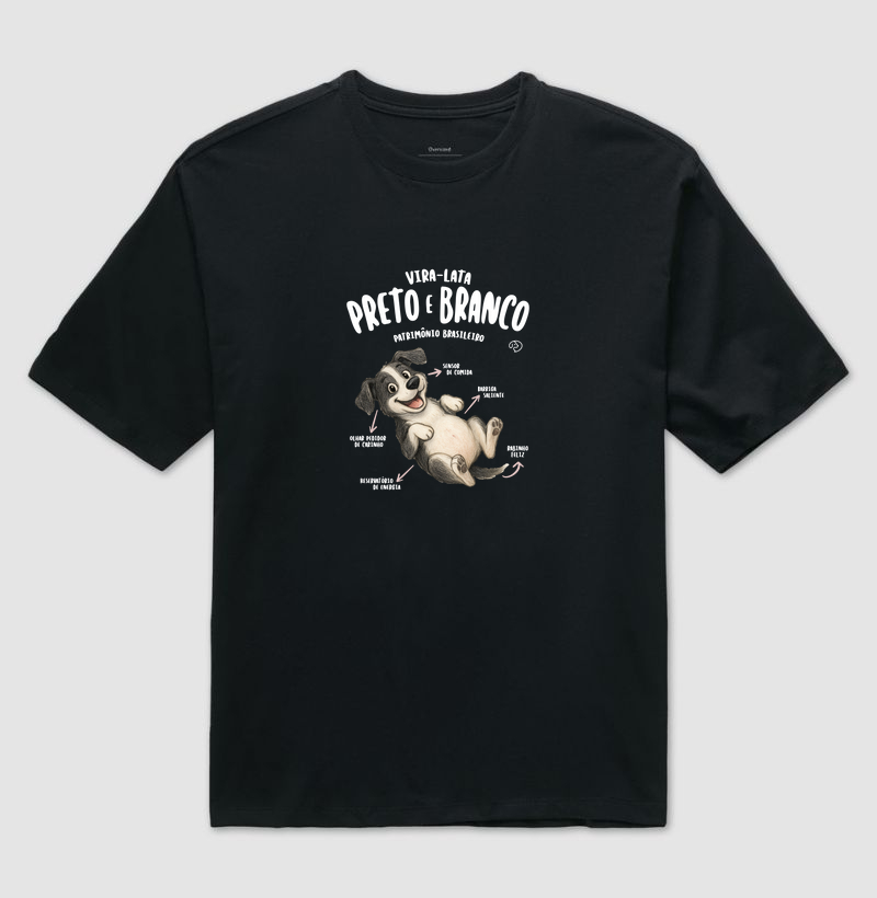 Vira-Lata Preto e Branco Características