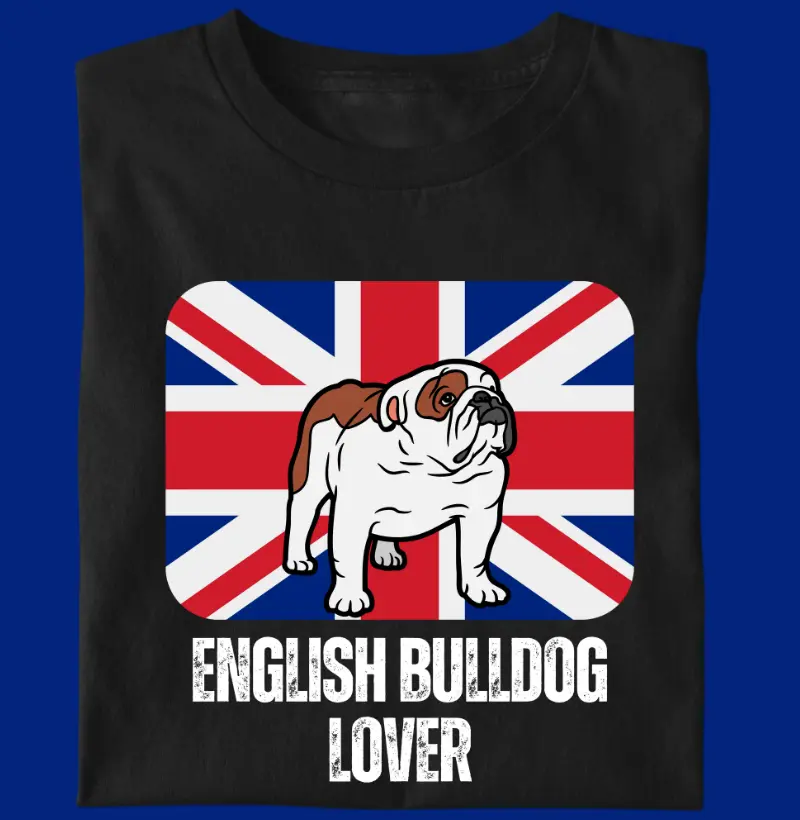 Camiseta Bulldog Ingles "Bulldog Lover"