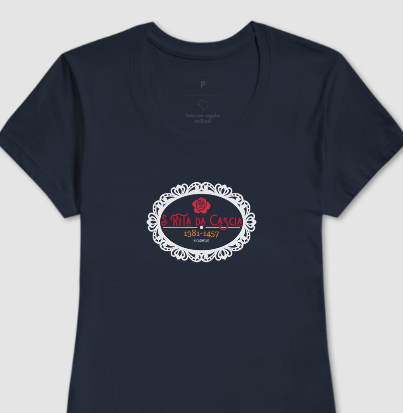 Camiseta Feminina - Santa Rita de Cássia