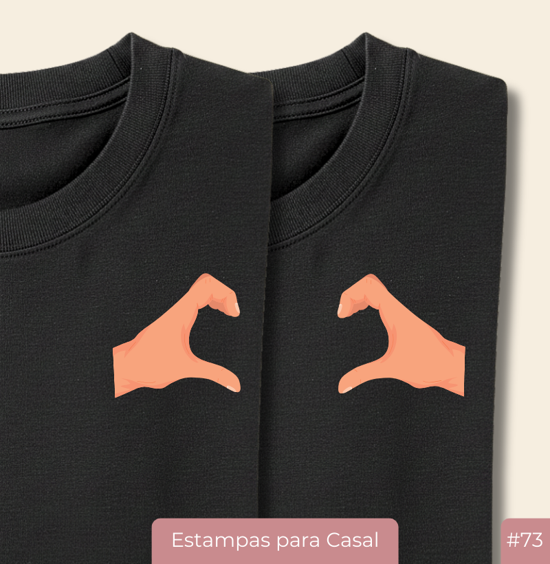 Camiseta Casal20 – Metade do Coração #73 (Par)