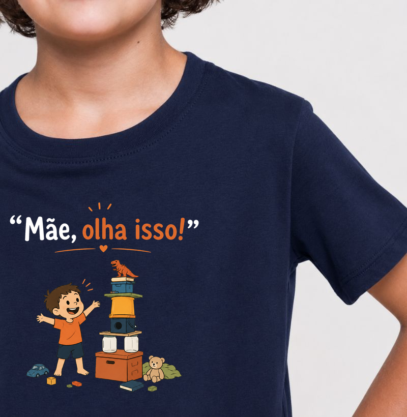 Mãe olha isso!