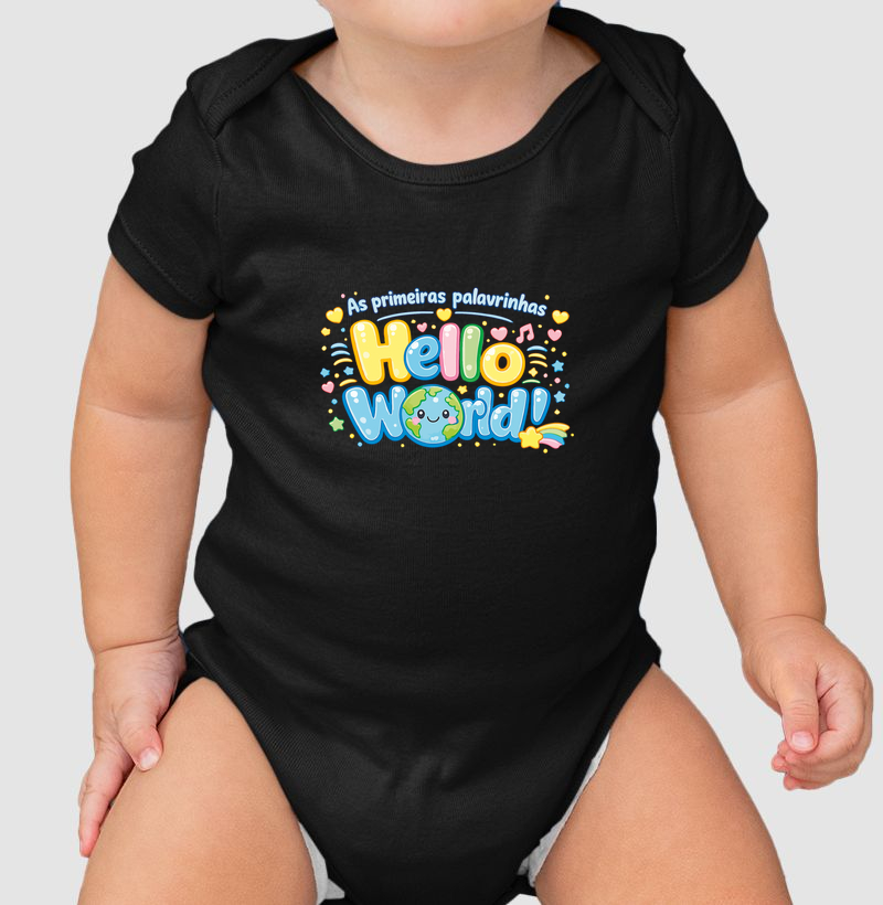 As primeiras palavrinhas: Hello World