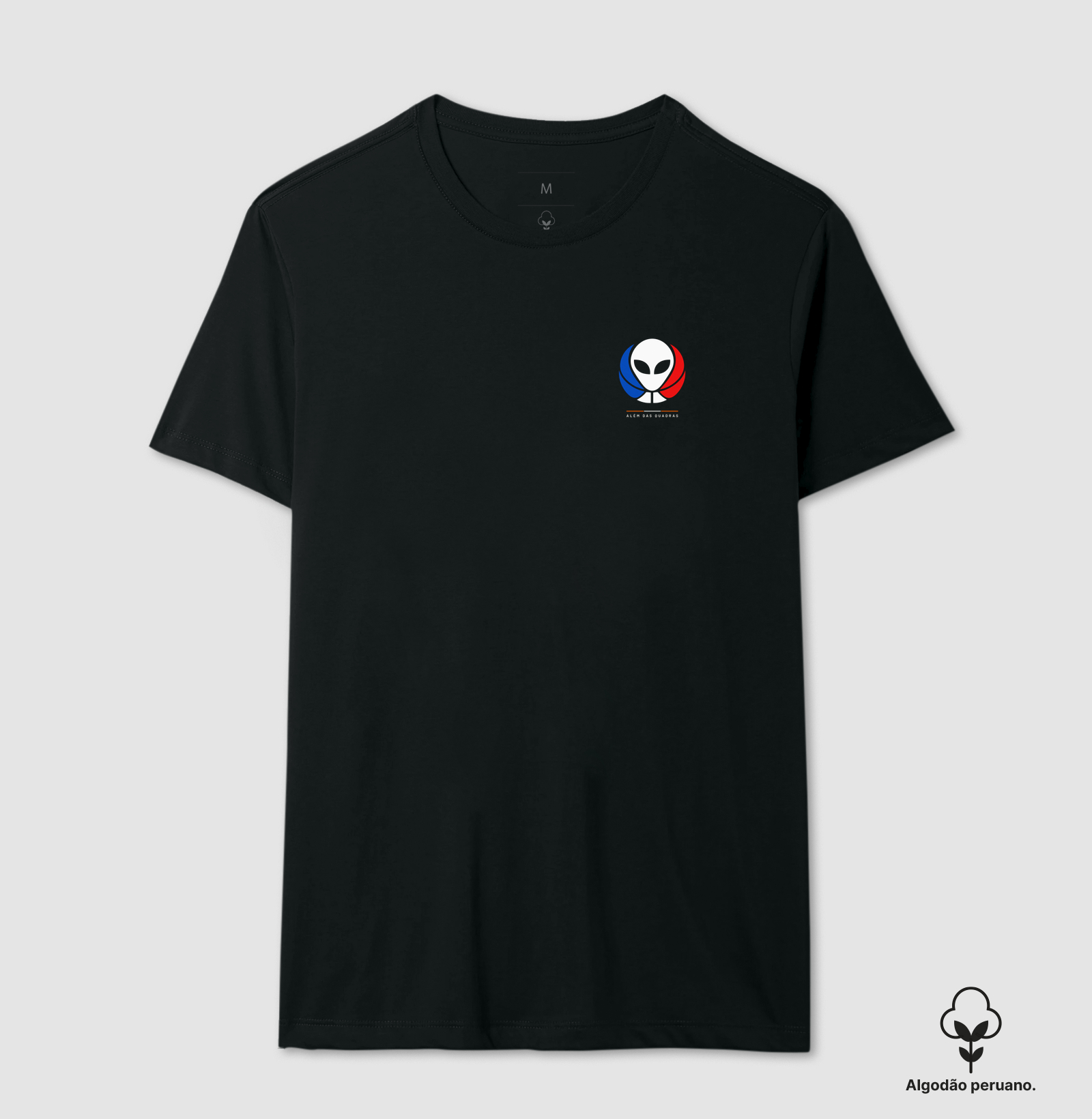 Camiseta Alien Das Quadras — Minimalista