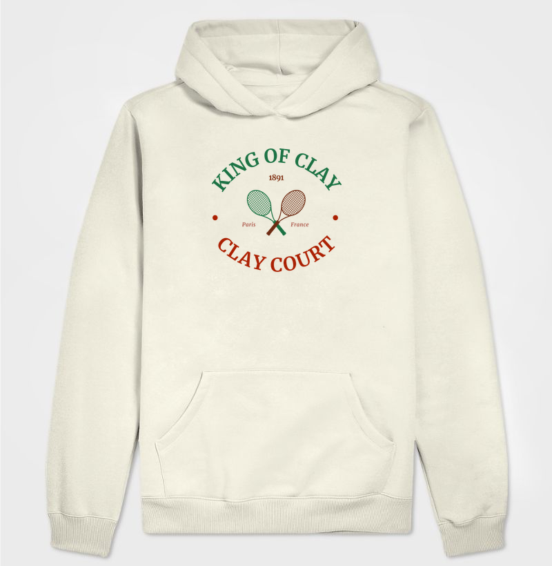 Clay court - King of Clay - Moletom
