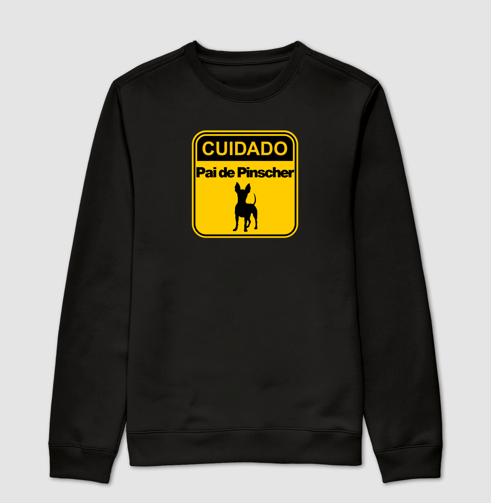 Cuidado, pai de Pinscher.