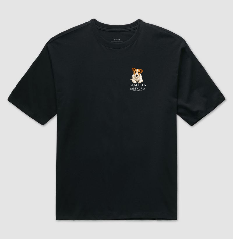 Jack Russell - Família - Camiseta Oversized