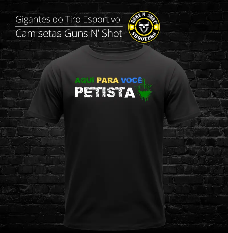 Aqui para Você! Guns N' Shot CAC - Camiseta