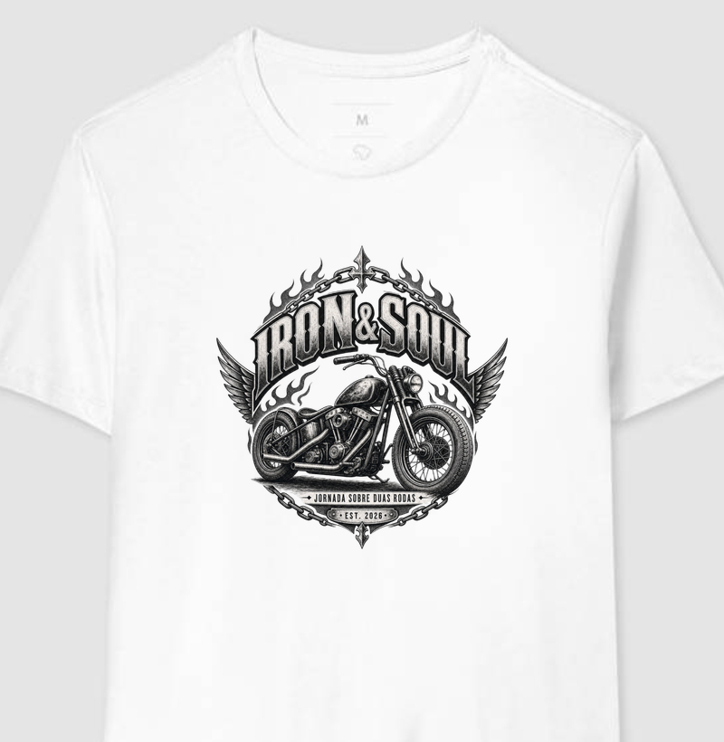 Iron2 — Iron & Soul — White — Regular — 100% Algodão