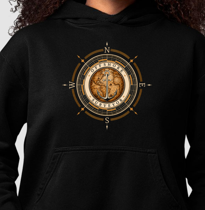 Offshore Surveyor Emblema - Hoodie Moletom