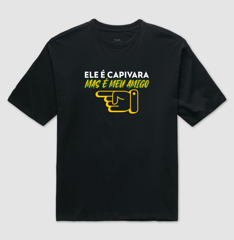 Ele é capivara mas é meu amigo