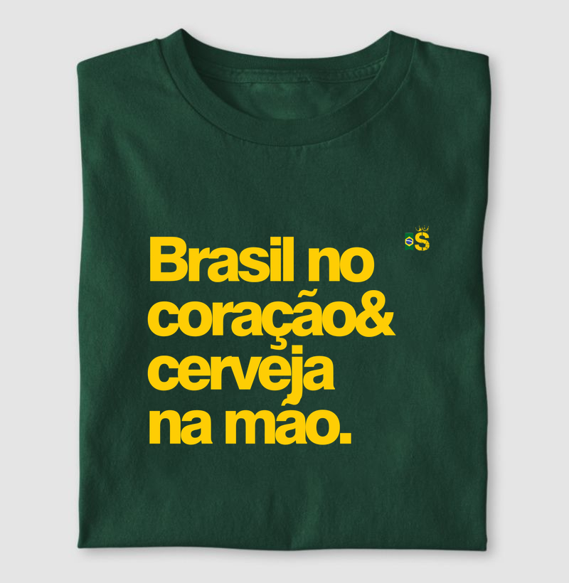 Brasil no coração & cerveja na mão