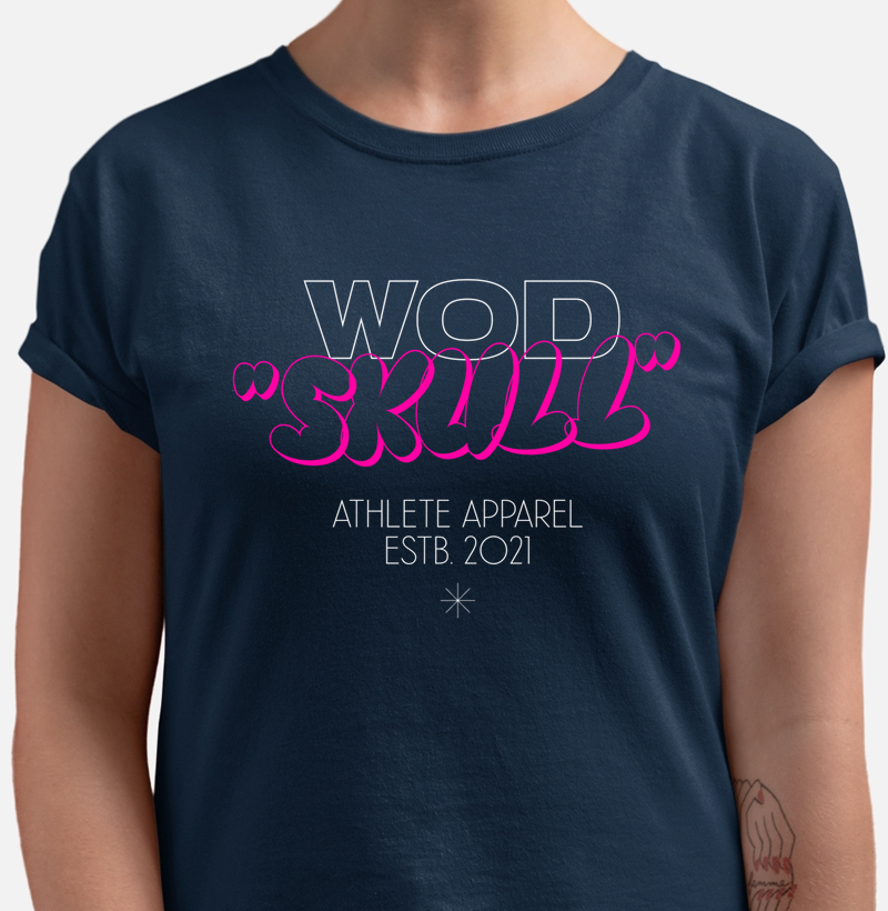 Camiseta Wodskull Grafite Logo