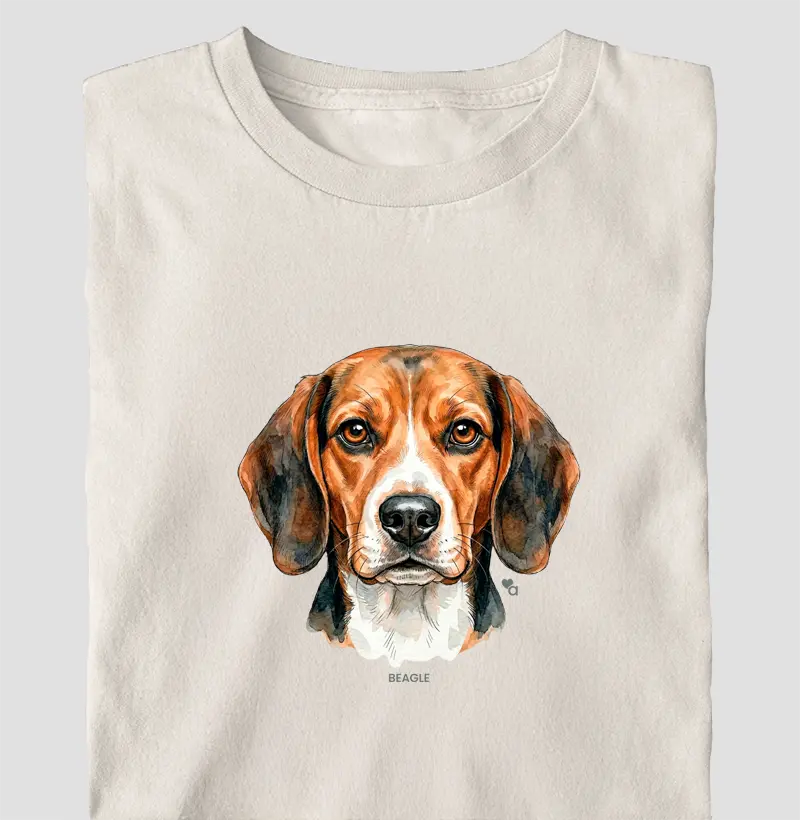 Cães - Beagle - Oversized - Camiseta Oversized