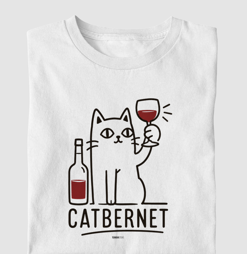 Camiseta Vinho - Catbernet