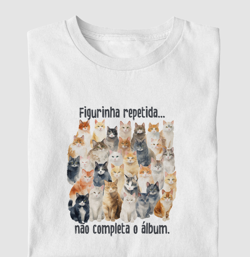 Figurinha repetida não completa o álbum