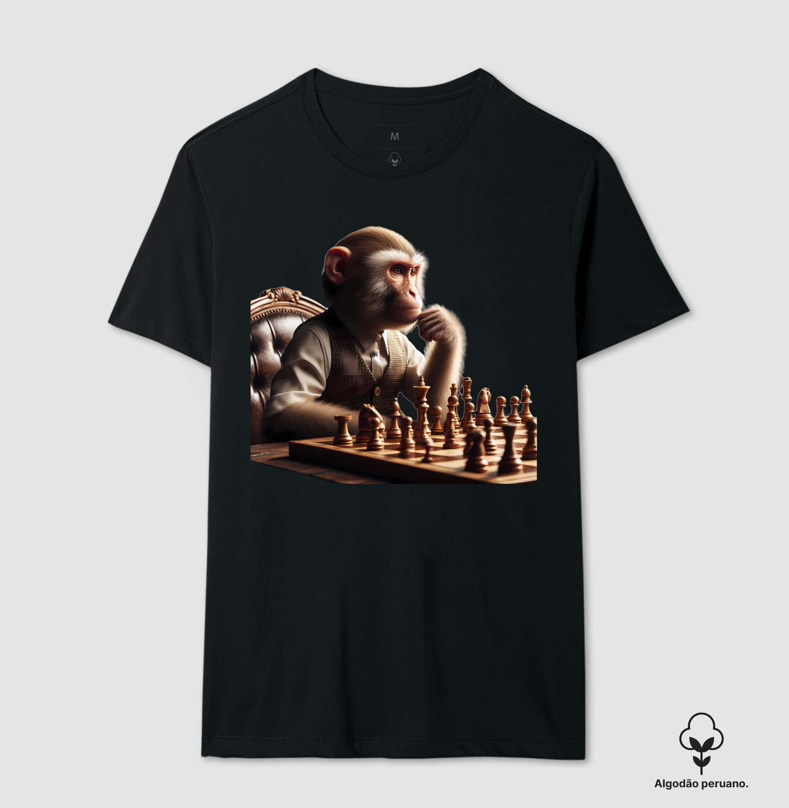 Macaco jogando xadrez