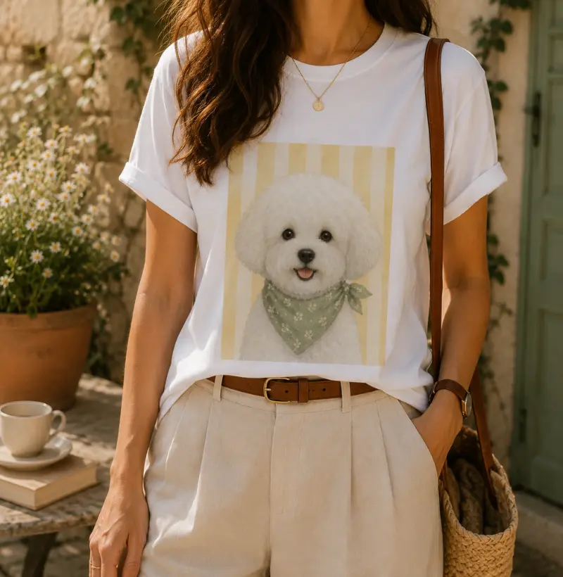 Bichon Frisé  - Gentle Paws - Camiseta