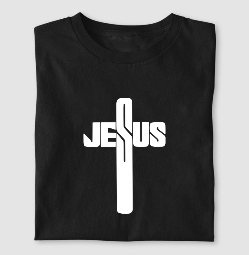 Camiseta Masculina Jesus Cruz