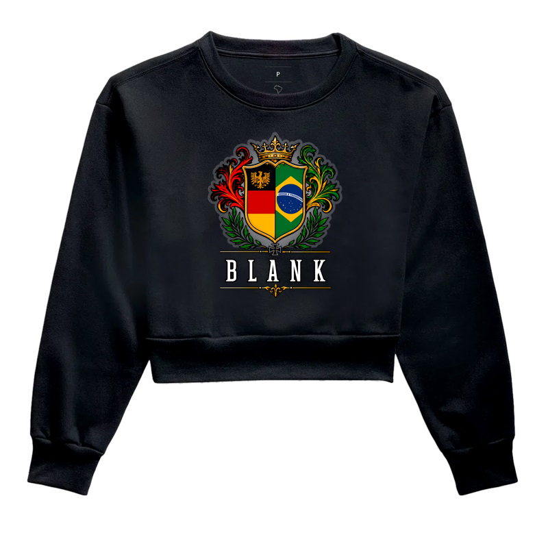 Blank  - Cropped Moletom