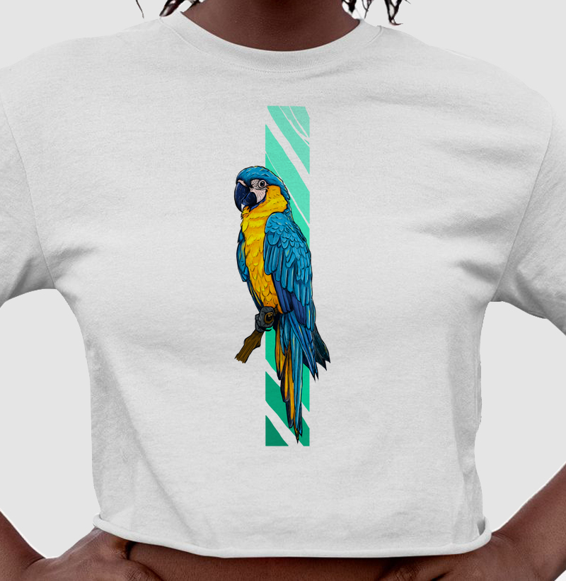 Cropped Arara Canindé