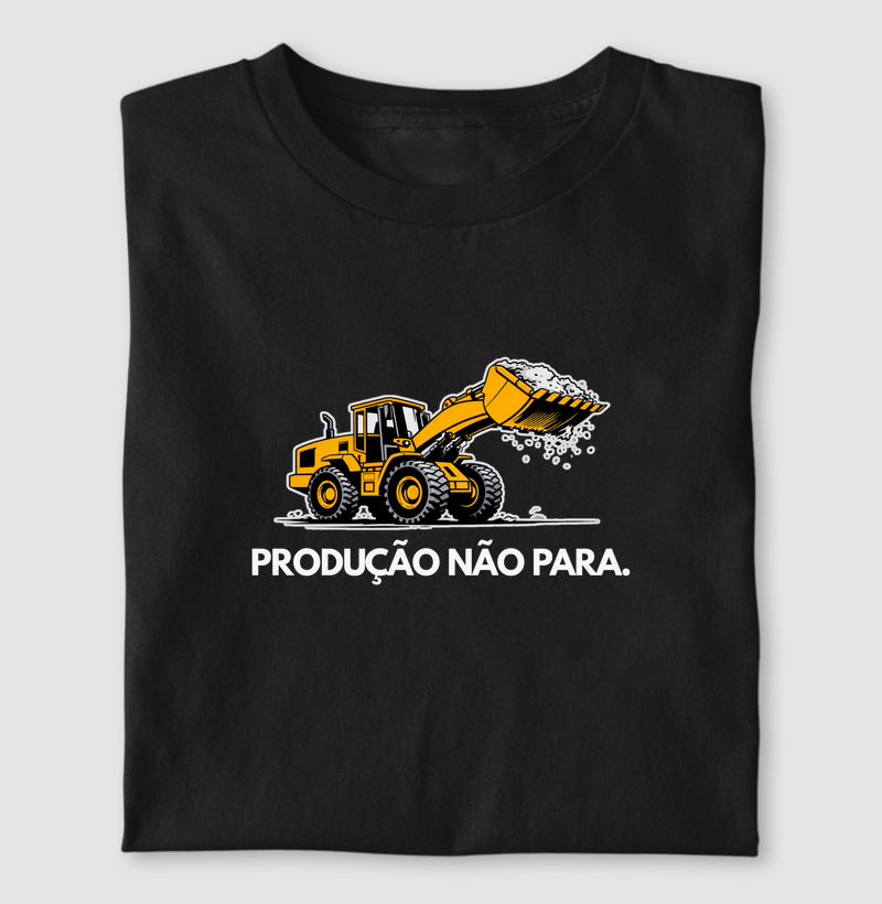 produção não para - pá