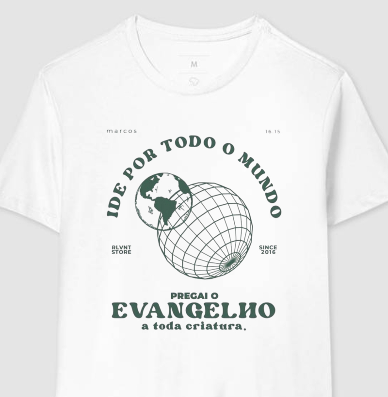 Camiseta Pregai o Evangelho