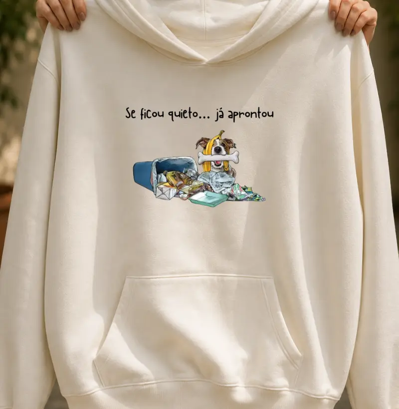 Se ficou quieto... Já aprontou