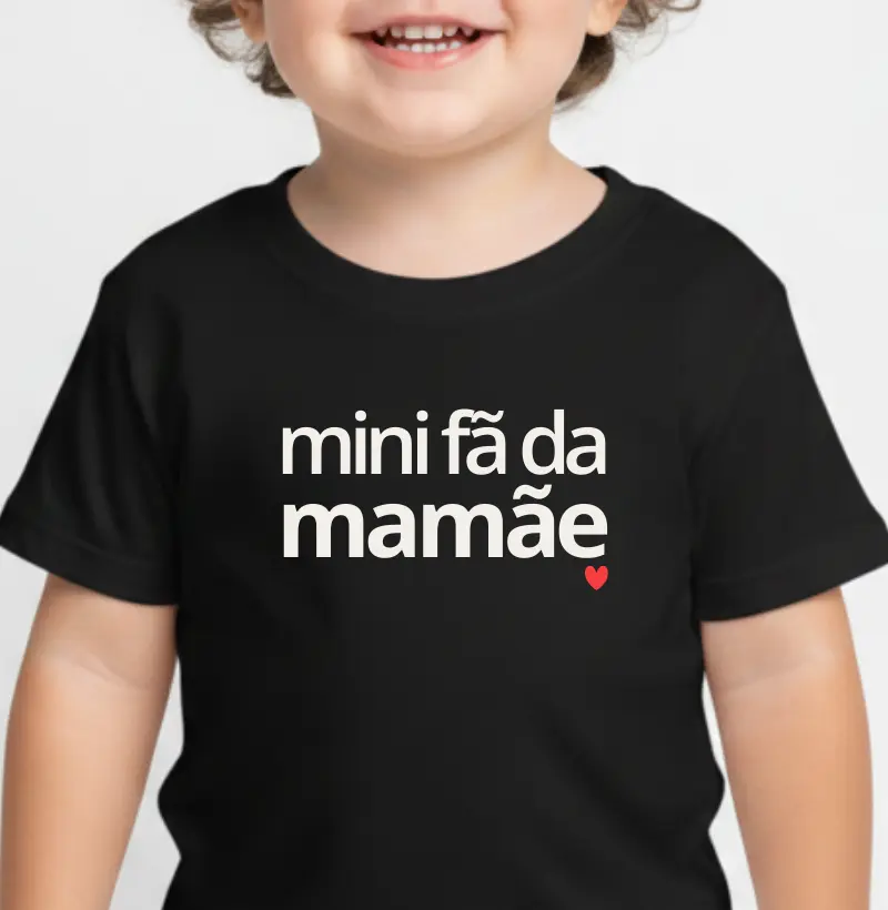 Mini fã da mamãe! (infantil)