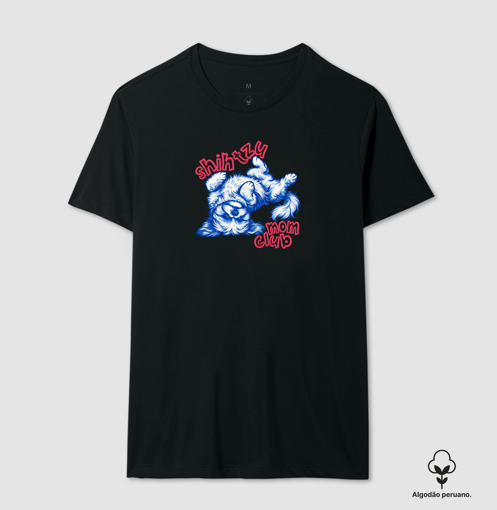 Shih Tzu club - Camiseta Algodão Peruano