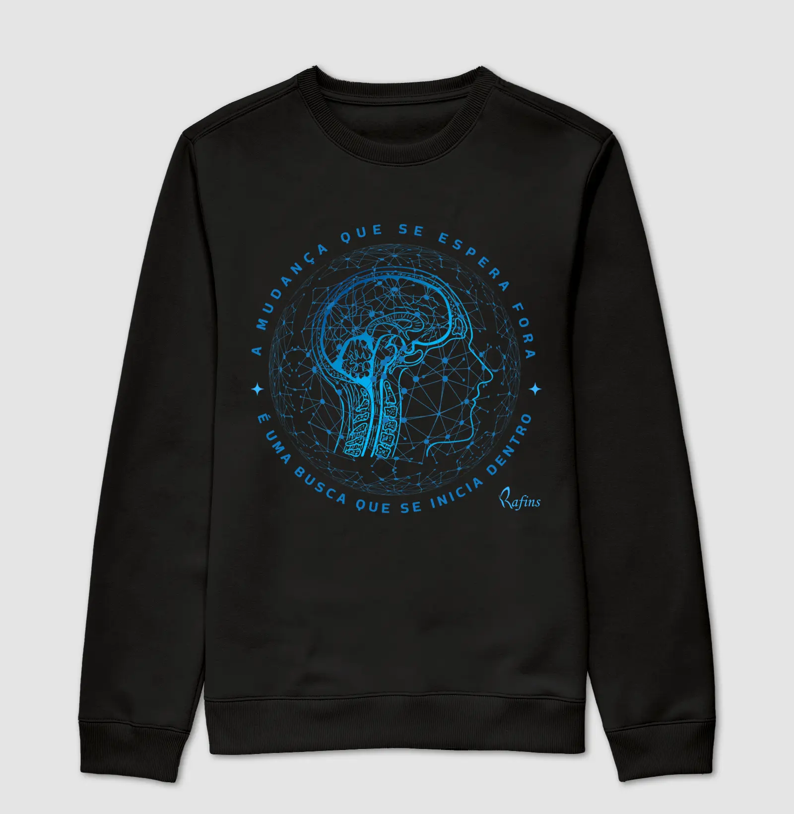 Suéter Moletom - A mudança que se espera fora é uma busca que se inicia dentro