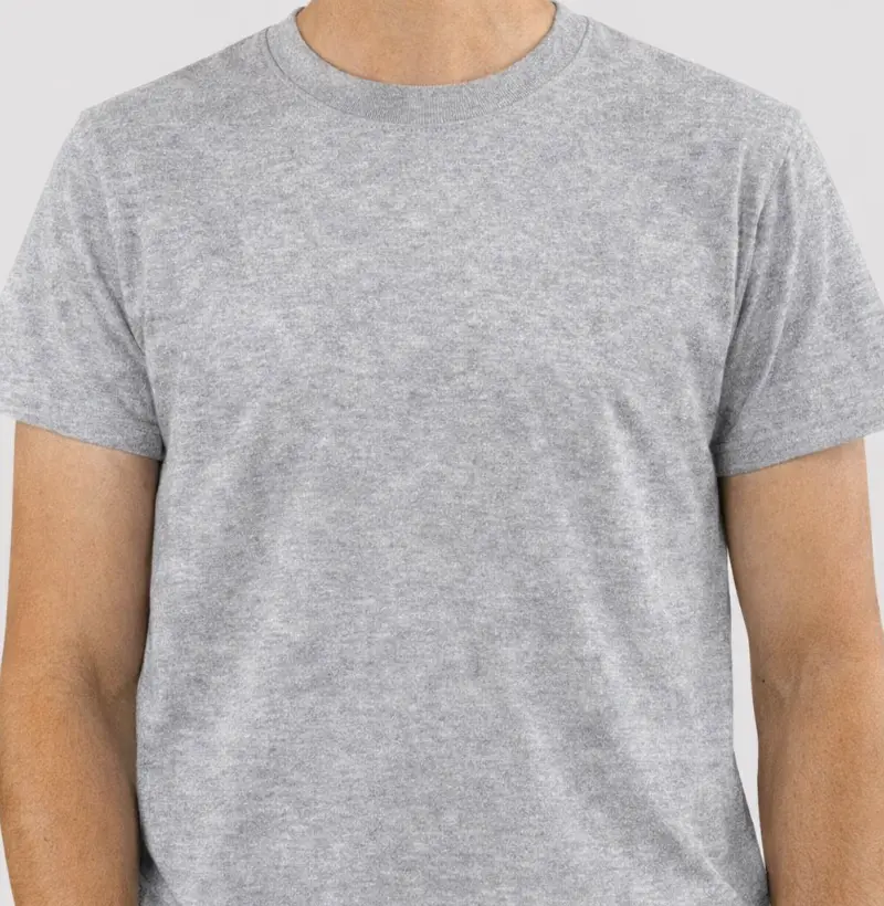 Camiseta Básica Lisa Cinza | Candwell 