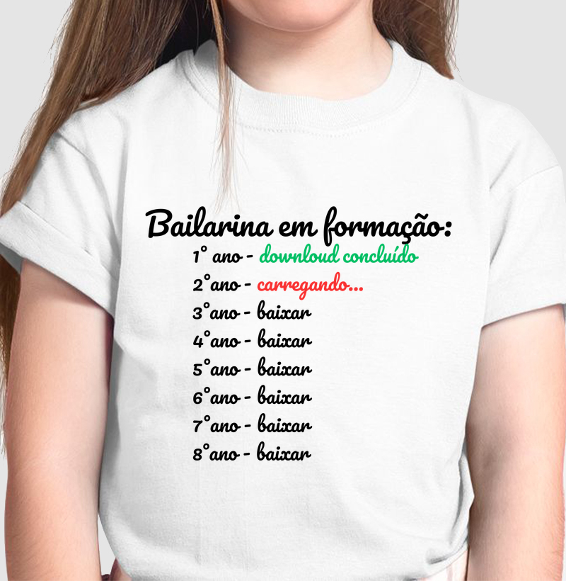 BAILARINA EM FORMAÇÃO 1° ANO