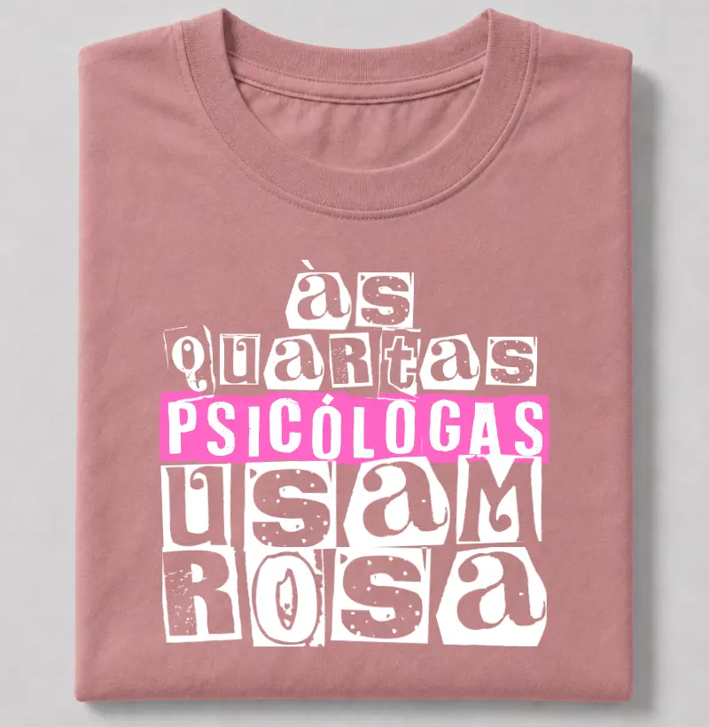 Psicólogas usam rosa