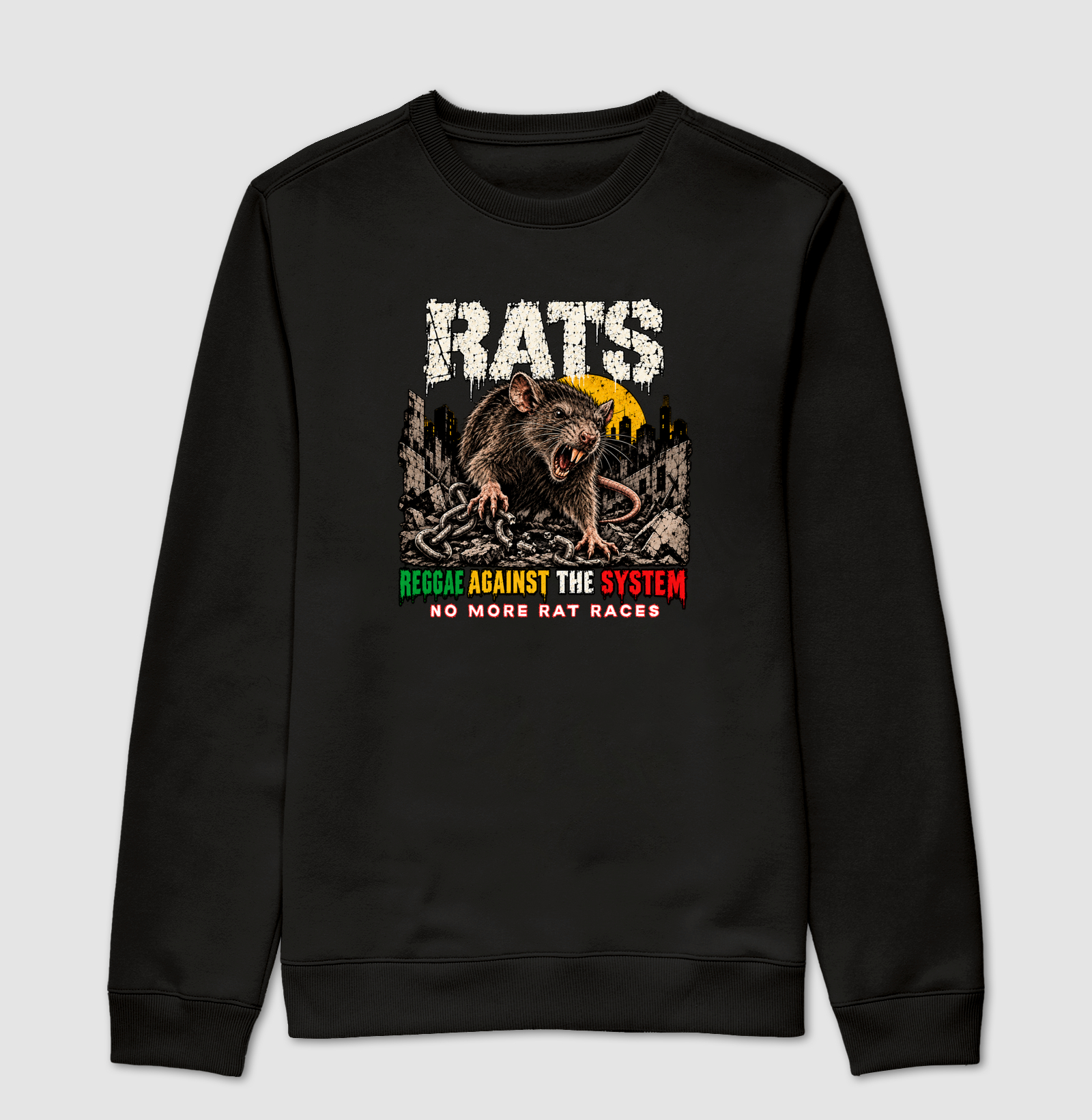 R.A.T.S. - Reggae Against the System - Suéter Moletom