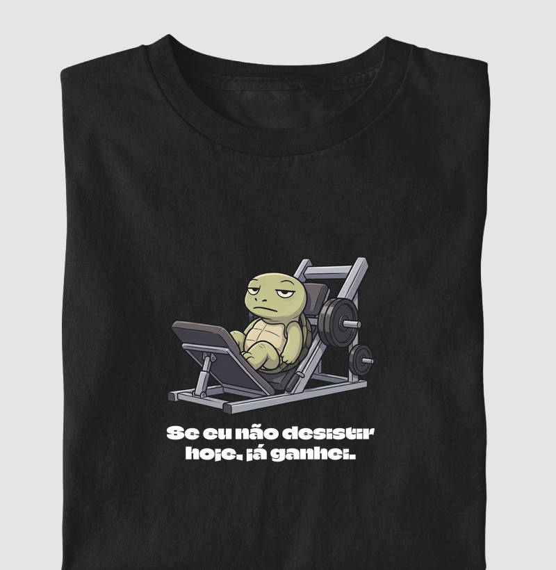 Se eu não desistir hoje, já ganhei