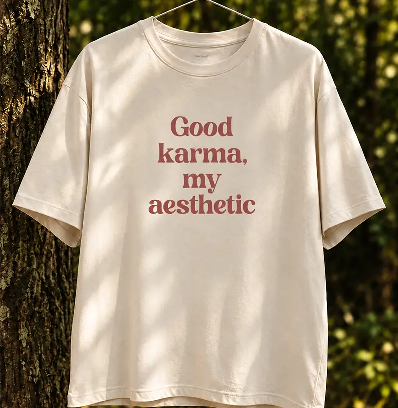 Oversized - Good Karma - Camiseta Oversized