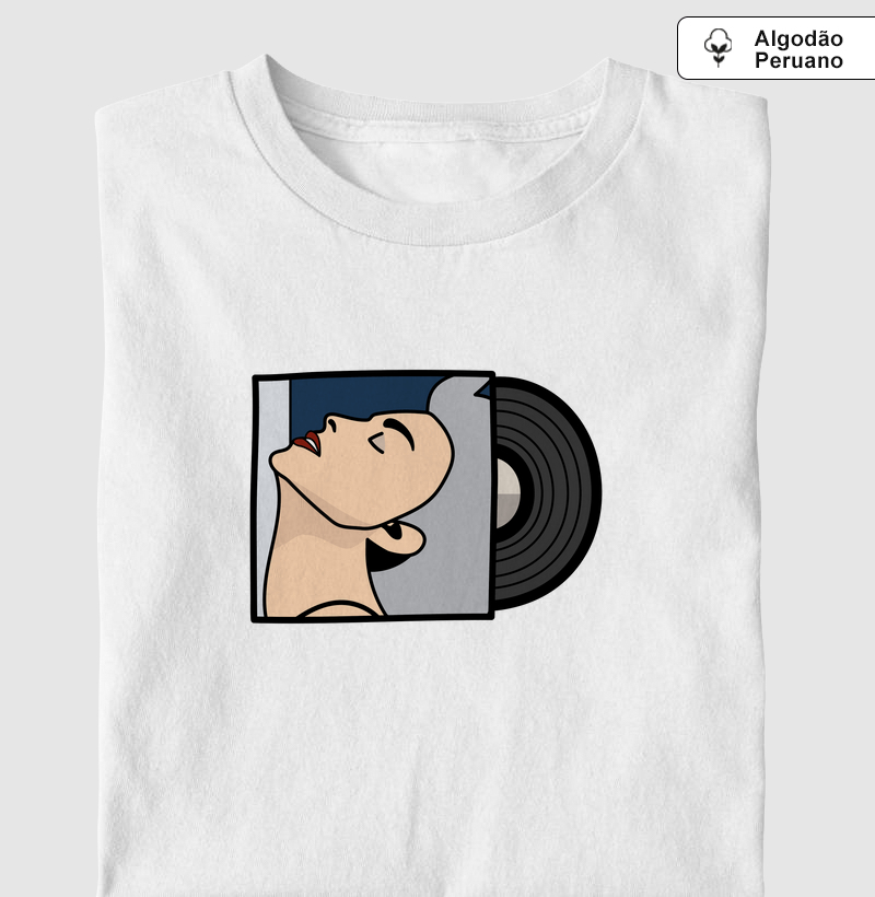 Camiseta Algodão Peruano Inspiração Madonna - True Blue