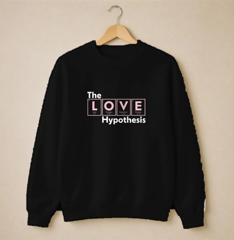 The love Hypothesis periodic table - Suéter Moletom