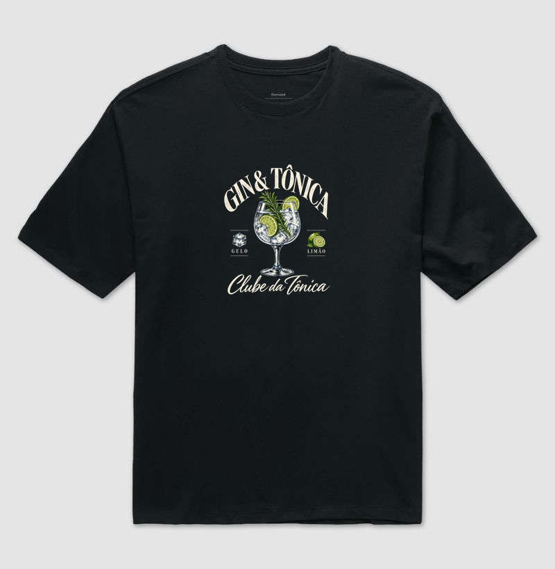 Gin Tônica - Camiseta Oversized