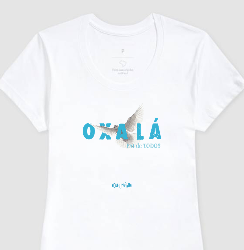 camiseta OXALÁ pai de todos feminina