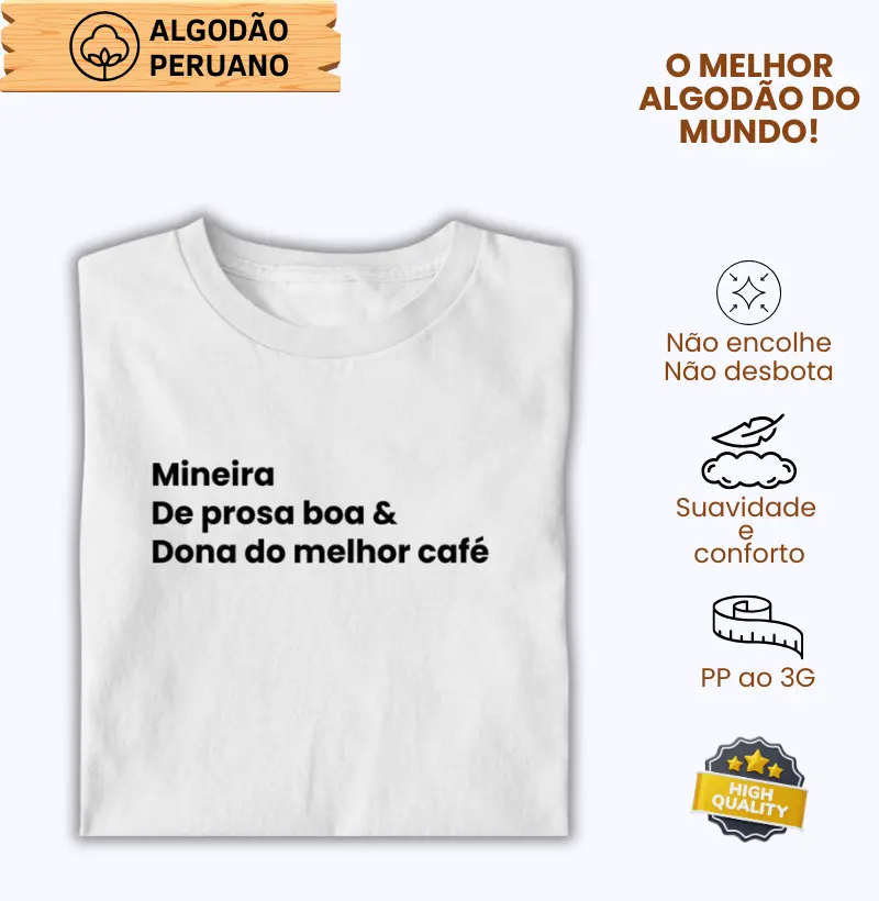 Mineira, de prosa boa & dona do melhor café
