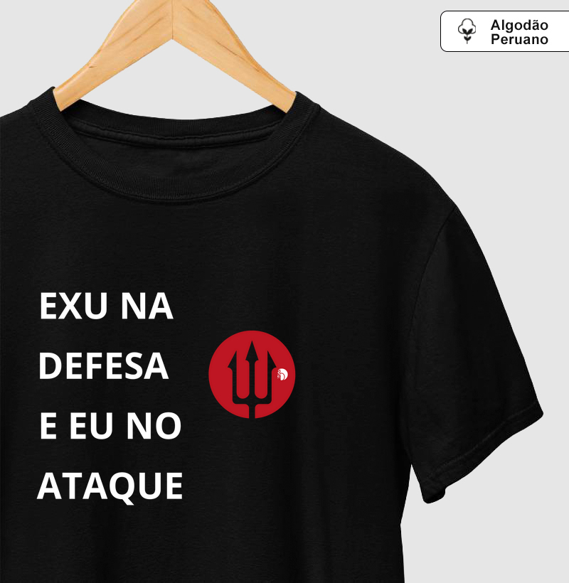 Exu na defesa e eu no ataque