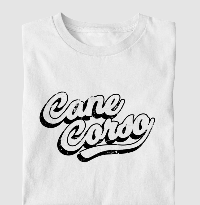 Cane Corso Letra Branca