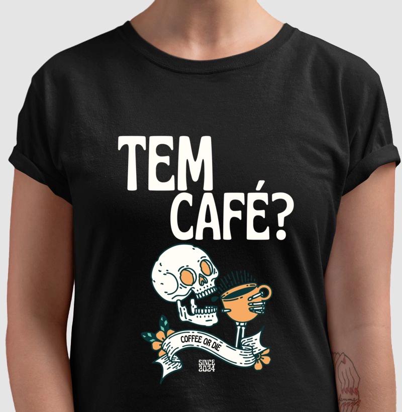 Camiseta Motociclista tem café?