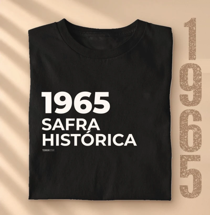 Camiseta Vinho - 1965 • Safra Histórica