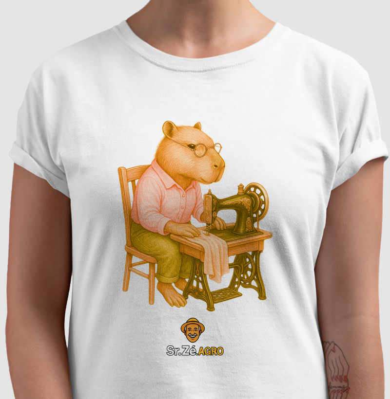 Capivara na costura 