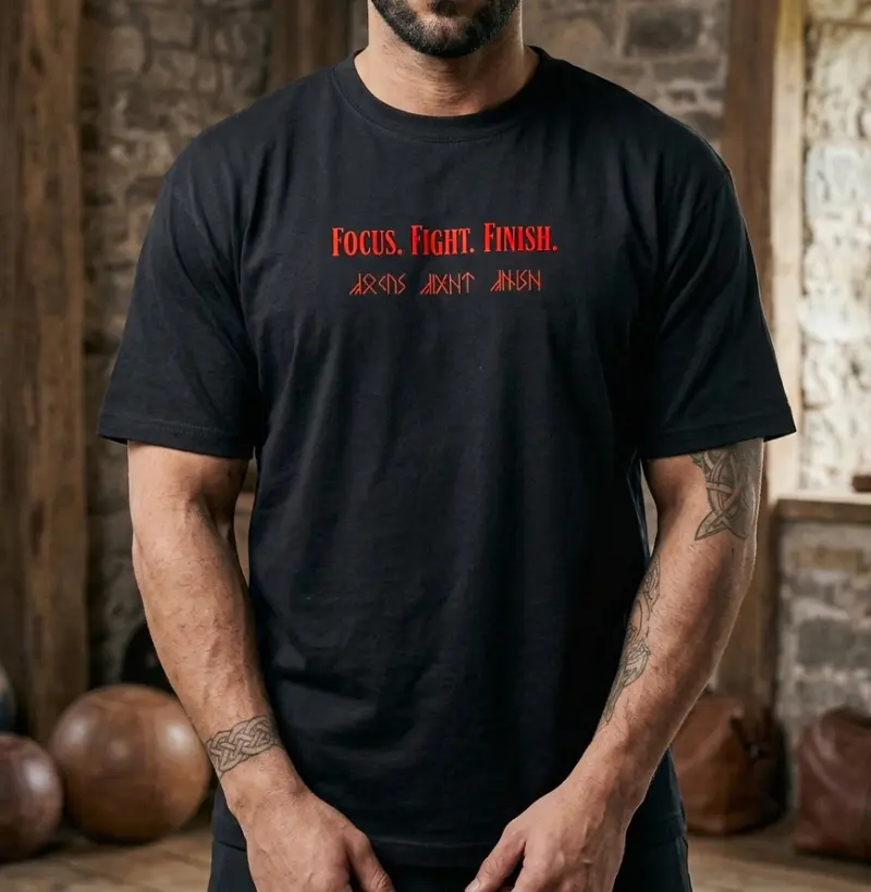 Focus. Fight. Finish. - Oversized