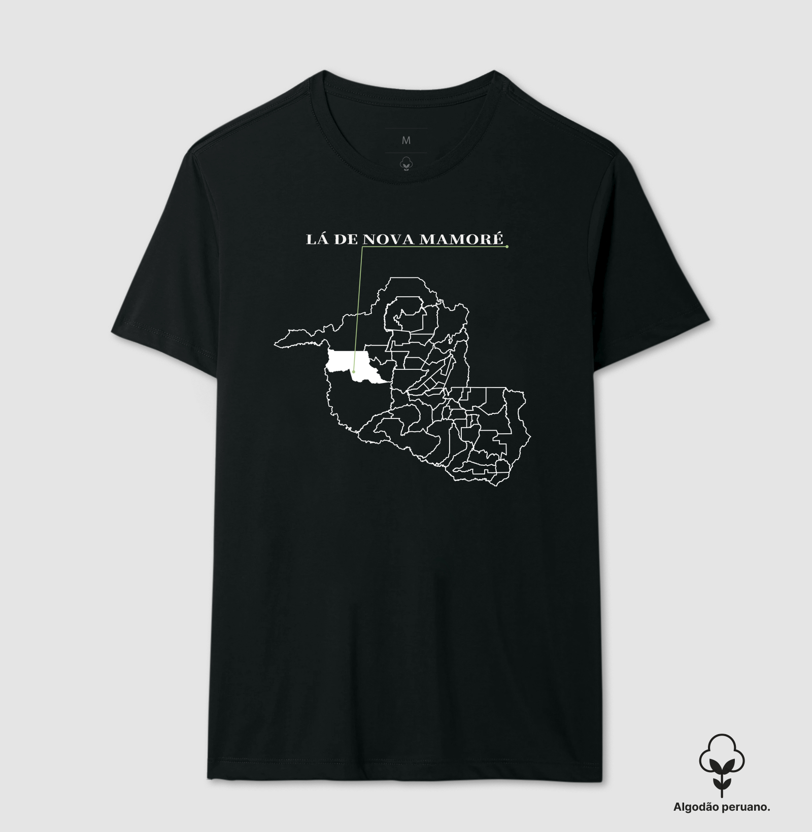 Nova Mamoré | Origem RO - Camiseta Algodão Peruano